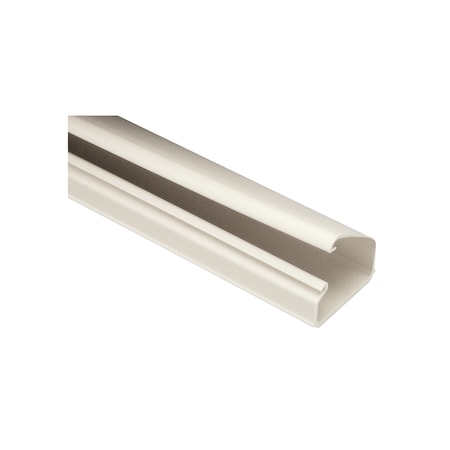 Panduit Base Raceway, LD5 Series, 1 Channel, 1 in W, 0.58 in H, 6 ft L, Ivory LD5EI6-A